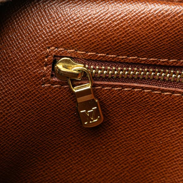 Pre-owned Louis Vuitton Monogram Marly Dragonne GM Brown