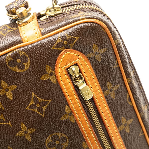 Pre-owned Louis Vuitton Monogram Marly Dragonne GM Brown