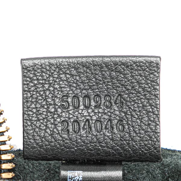 Pre-owned Gucci Leather Logo Clutch Bag Black