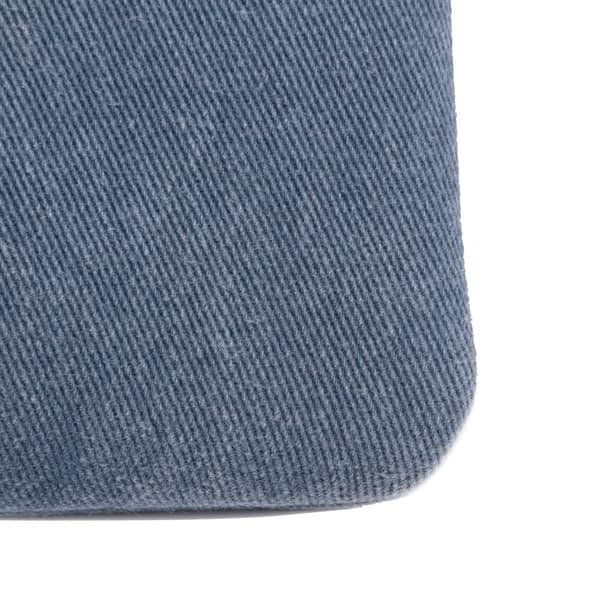 Pre-owned Chanel Medium Denim Sequin Deauville O Case Clutch Blue