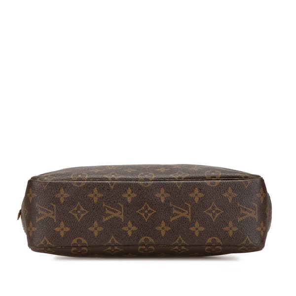 Pre-owned Louis Vuitton Monogram Trousse Toilette 28 Brown