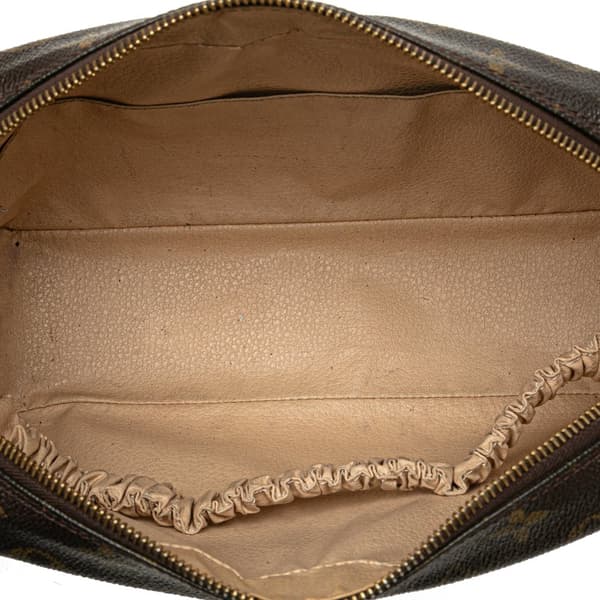 Pre-owned Louis Vuitton Monogram Trousse Toilette 28 Brown
