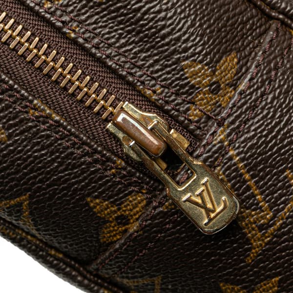 Pre-owned Louis Vuitton Monogram Trousse Toilette 28 Brown