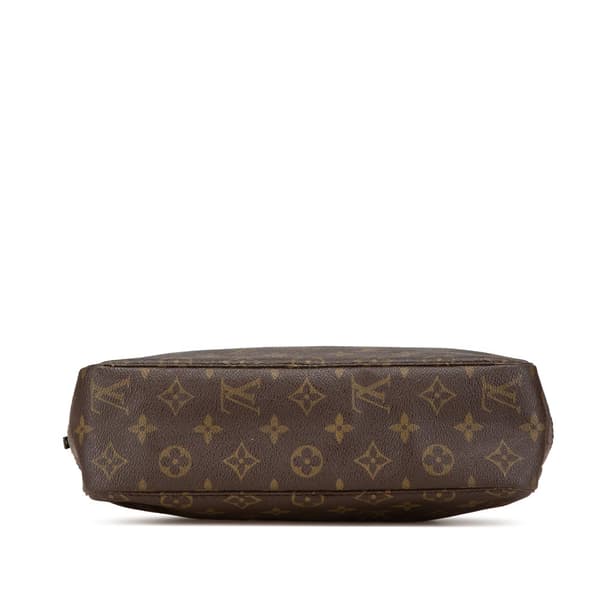 Pre-owned Louis Vuitton Monogram Trousse Toilette 28 Brown