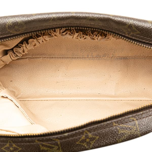 Pre-owned Louis Vuitton Monogram Trousse Toilette 28 Brown