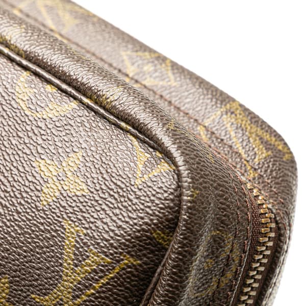 Pre-owned Louis Vuitton Monogram Trousse Toilette 28 Brown