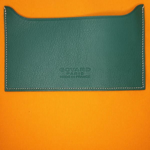 Pre-owned Goyard Goyardine Senat GM Green