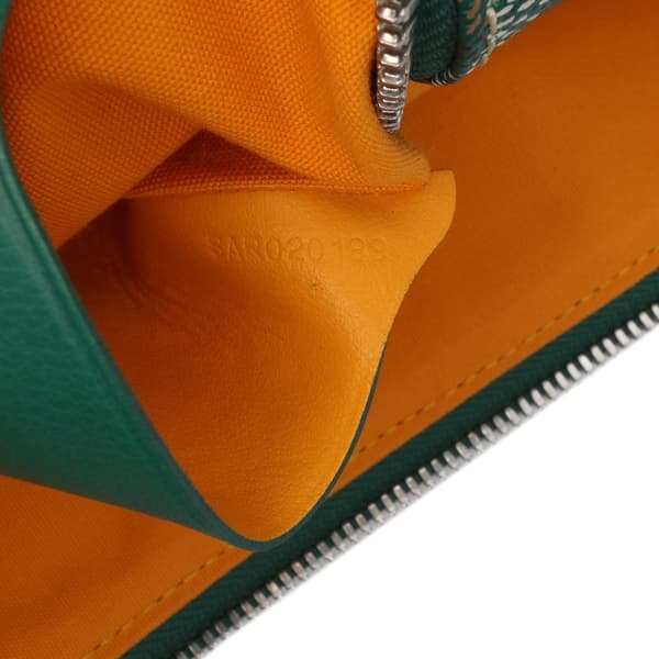Pre-owned Goyard Goyardine Senat GM Green