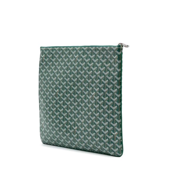 Pre-owned Goyard Goyardine Senat GM Green