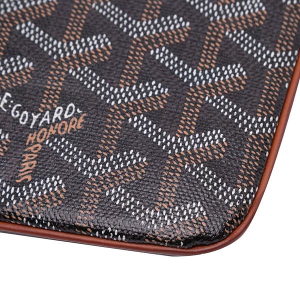 Pre-owned Goyard Goyardine Senat MM Brown