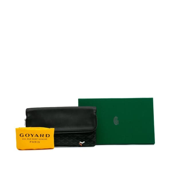 Pre-owned Goyard Goyardine Sainte Marie Black