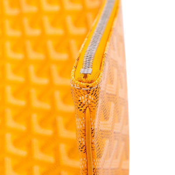 Pre-owned Goyard Goyardine Senat MM Yellow