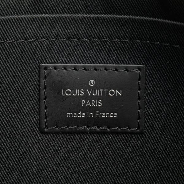 Pre-owned Louis Vuitton Monogram Eclipse Discovery Pochette GM Black