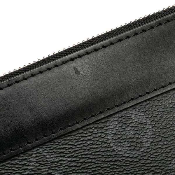 Pre-owned Louis Vuitton Monogram Eclipse Discovery Pochette GM Black