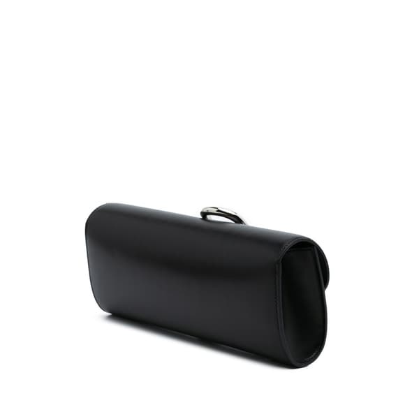 Pre-owned Hermès Tadelakt Egee Clutch Black