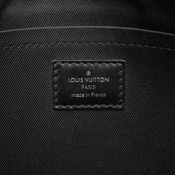 Pre-owned Louis Vuitton Monogram Eclipse Discovery Pochette GM Black