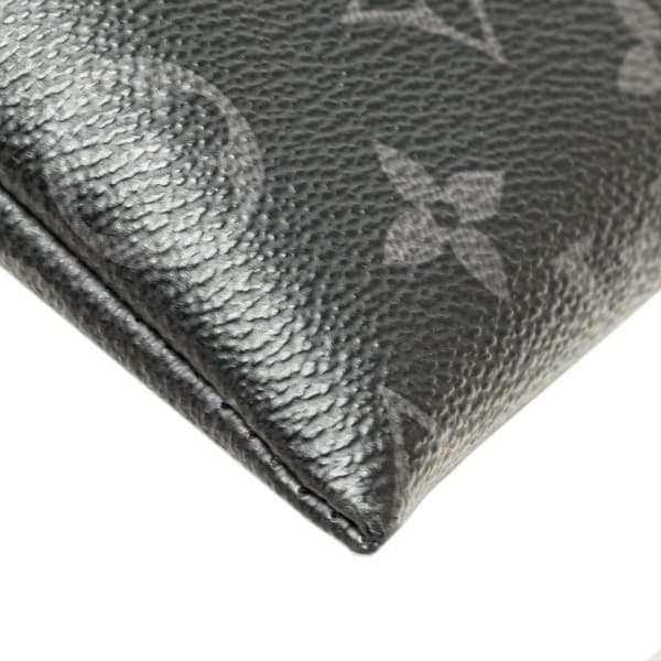 Pre-owned Louis Vuitton Monogram Eclipse Discovery Pochette GM Black