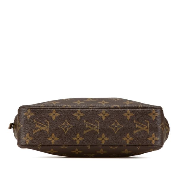 Pre-owned Louis Vuitton Monogram Trousse Toilette 23 Brown