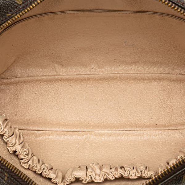 Pre-owned Louis Vuitton Monogram Trousse Toilette 23 Brown