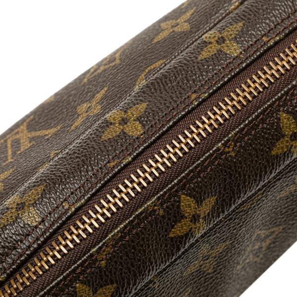 Pre-owned Louis Vuitton Monogram Trousse Toilette 23 Brown