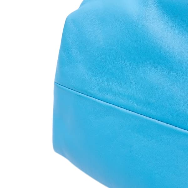 Pre-owned Bottega Veneta Lambskin The Pouch Blue