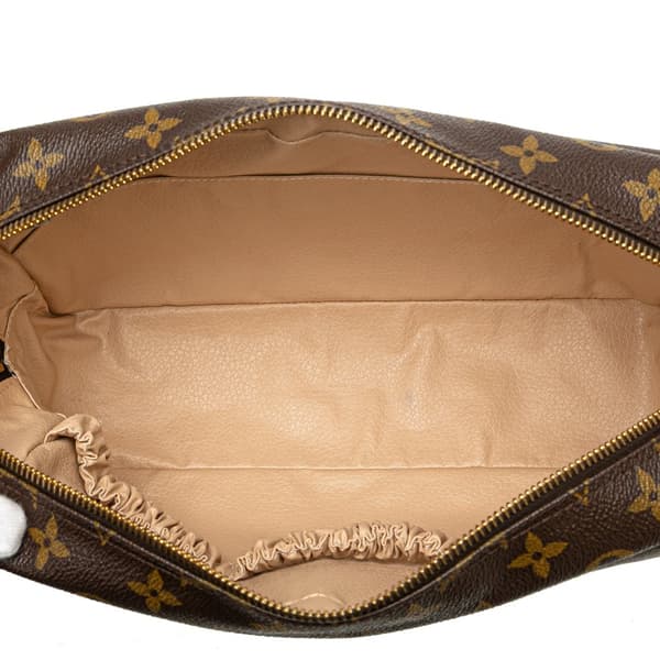 Pre-owned Louis Vuitton Monogram Trousse Toilette 28 Brown