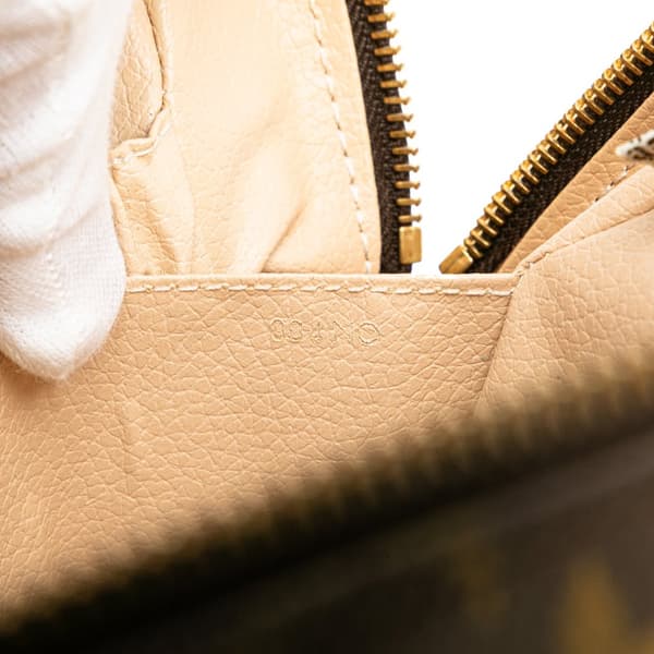 Pre-owned Louis Vuitton Monogram Trousse Toilette 28 Brown