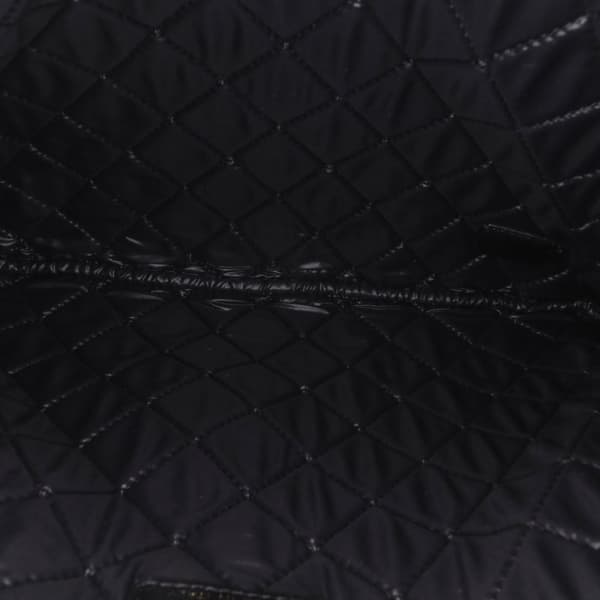 Pre-owned Chanel Medium Bi Quilted Lambskin Cosmetic Case Black