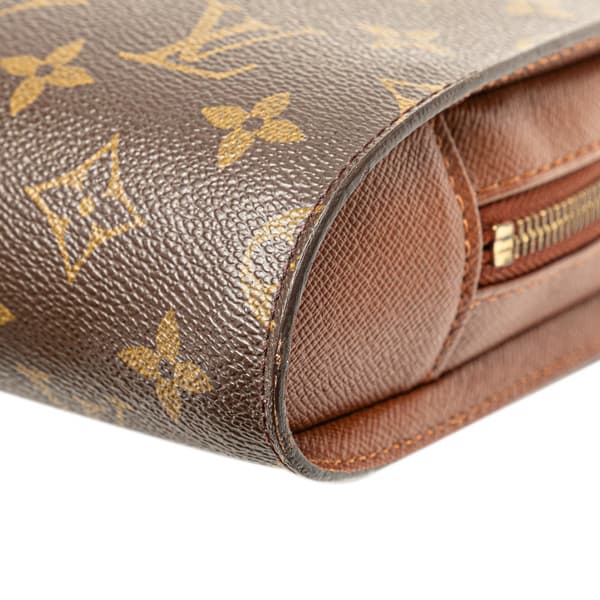 Pre-owned Louis Vuitton Monogram Orsay Brown