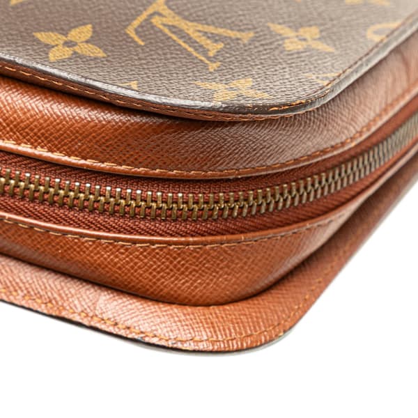 Pre-owned Louis Vuitton Monogram Orsay Brown