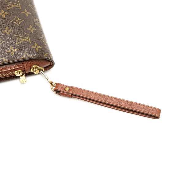 Pre-owned Louis Vuitton Monogram Orsay Brown