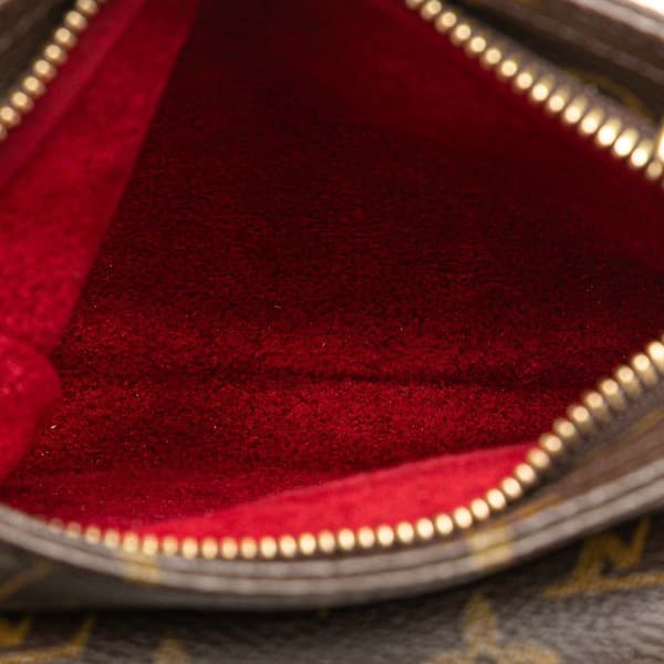 Pre-owned Louis Vuitton Monogram Partition Brown