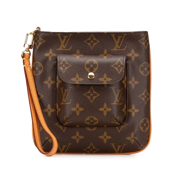 Pre-owned Louis Vuitton Monogram Partition Brown