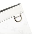 Miniatyrbilde 10 av 10: Pre-owned Louis Vuitton Monogram Taigarama Pochette Discovery PM White
