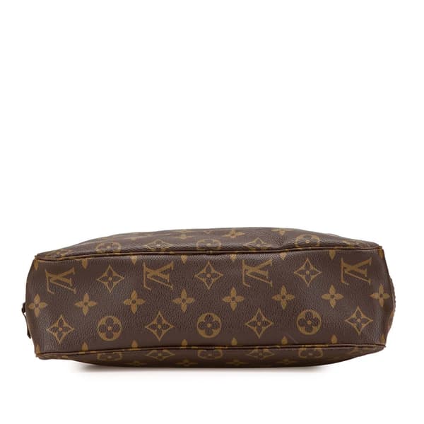 Pre-owned Louis Vuitton Monogram Trousse Toilette 28 Brown
