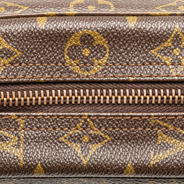 Pre-owned Louis Vuitton Monogram Trousse Toilette 28 Brown