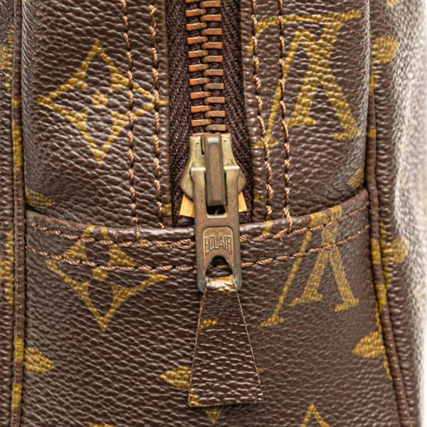Pre-owned Louis Vuitton Monogram Trousse Toilette 28 Brown