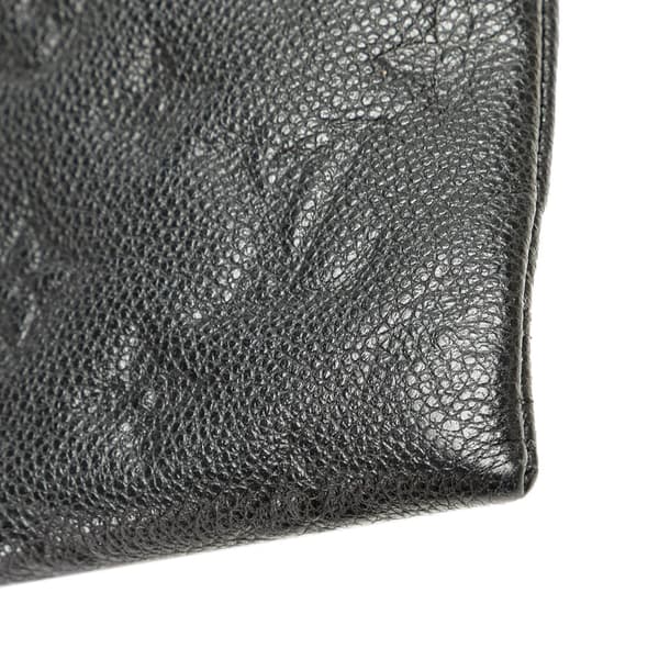 Pre-owned Louis Vuitton Monogram Empreinte Daily Pouch Black