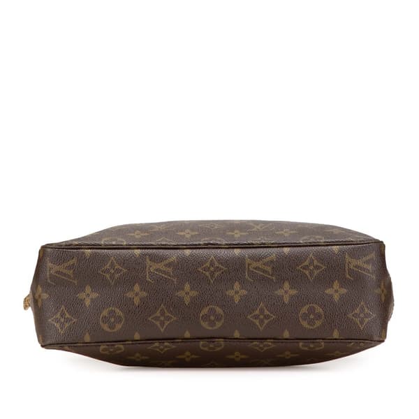 Pre-owned Louis Vuitton Monogram Trousse Toilette 28 Brown