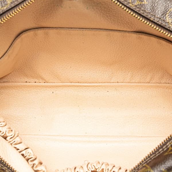 Pre-owned Louis Vuitton Monogram Trousse Toilette 28 Brown