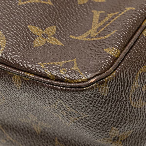 Pre-owned Louis Vuitton Monogram Trousse Toilette 28 Brown