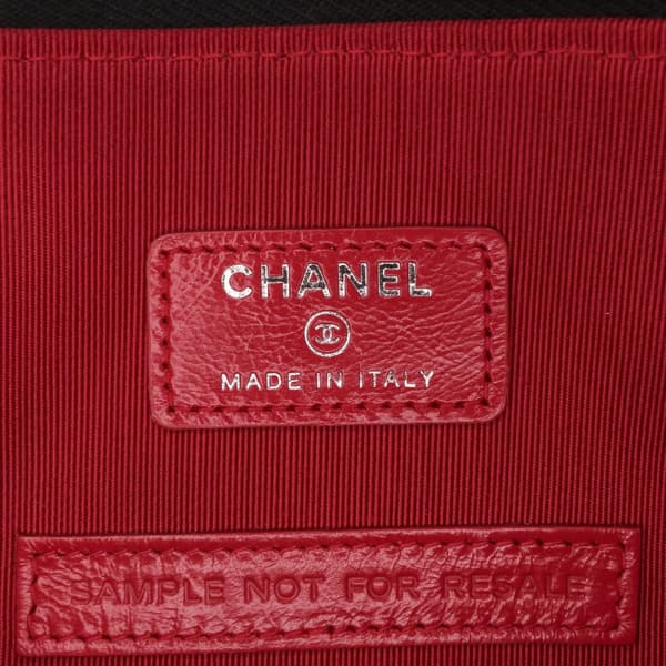 Pre-owned Chanel Quilted Tweed and Calfskin Embroidered Gabrielle Clutch Blue