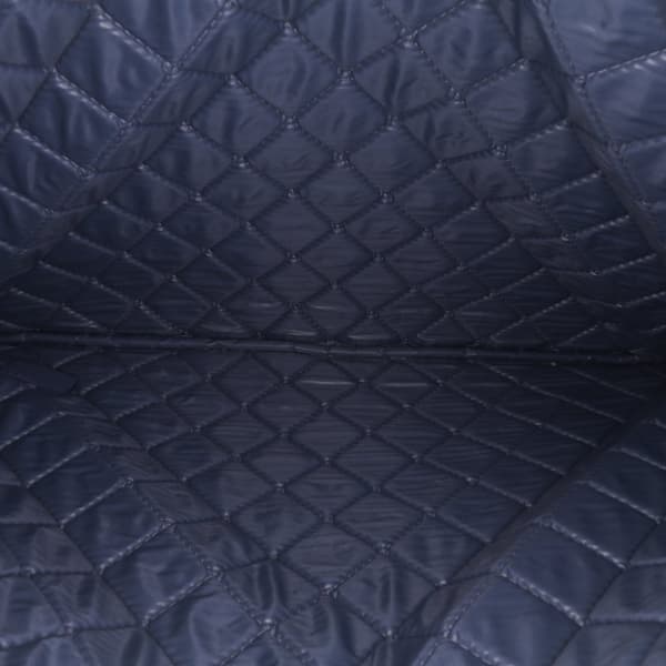 Pre-owned Chanel Large Tweed Deauville O Case Clutch Blue