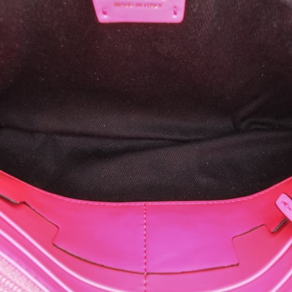 Pre-owned Tom Ford Quilted Calfskin TF Clutch Pink