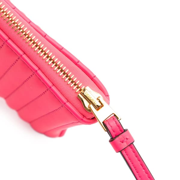 Pre-owned Tom Ford Quilted Calfskin TF Clutch Pink