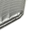 Pikkukuva 9 / 10: Pre-owned Celine Quilted Metallic Calfskin C Charm Pouch Silver