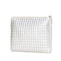 Pikkukuva 2 / 10: Pre-owned Celine Quilted Metallic Calfskin C Charm Pouch Silver