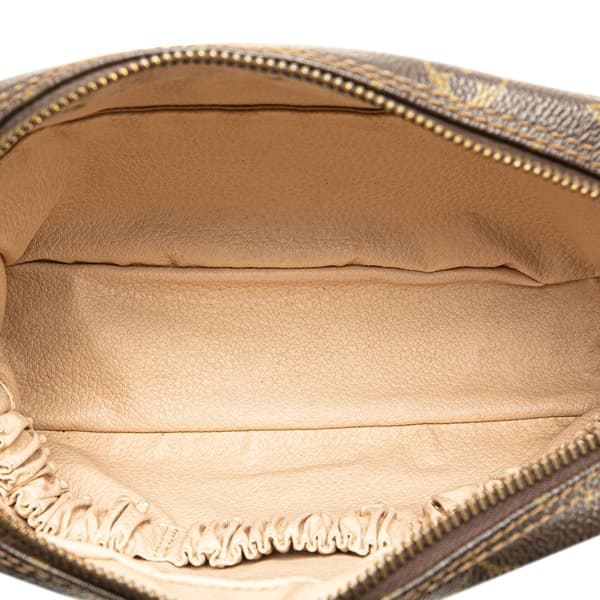 Pre-owned Louis Vuitton Monogram Trousse Toilette 23 Brown