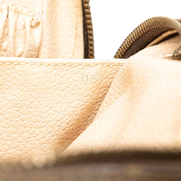 Pre-owned Louis Vuitton Monogram Trousse Toilette 23 Brown