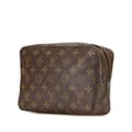 Miniatyrbilde 2 av 10: Pre-owned Louis Vuitton Monogram Trousse Toilette 23 Brown